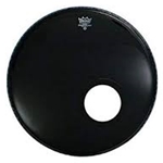Remo P31022ES 22" Black Bass Drum Front Head
