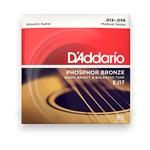 D'Addario EJ17 Medium Phosphor Bronze Acoustic String Set 13-56 Gauge