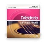 D'Addario EJ23 Super Light Phosphor Bronze Acoustic String Set 9-45 Gauge