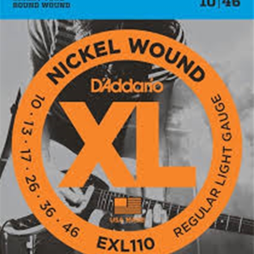 D'Addario EXL110 Regular Light XL Electric Guitar Strings