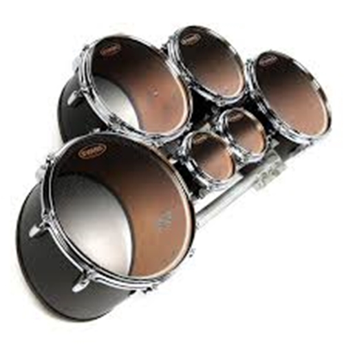 Evans MX Black Tenor Head DrumsWest Percussion And Sound