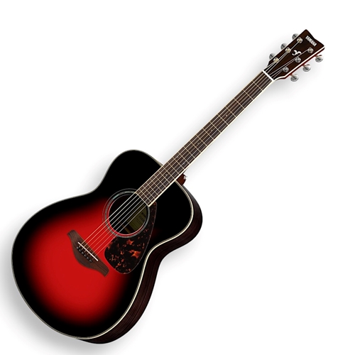 Yamaha FS830DSR Small Body Accoustic Guitar - Dusk Sun Red