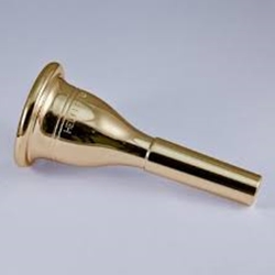 Helleberg 1207BGP 7B Gold Plated Tuba Mouthpiece