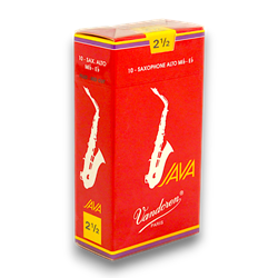 Vandoren SR26**R Java Red Alto Saxophone Reeds - Box of 10