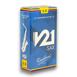 Vandoren SR81** V21 Alto Saxophone Reeds - Box of 10