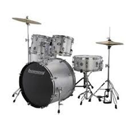 Ludwig LC17015 Silver Foil 5 Pc. Drum Set