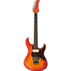Yamaha PAC611HFMLAB Electric Guitar - Light Amber Burst