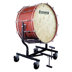 Ludwig LECB62X7MWF 20" x 36" Concert Bass Drum w/Tilting Stand and Fiberskyn Heads