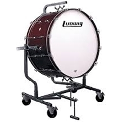 Ludwig LECB86X8MWF 18" x 36" Bass drum w/suspended stand and fiberskyn heads